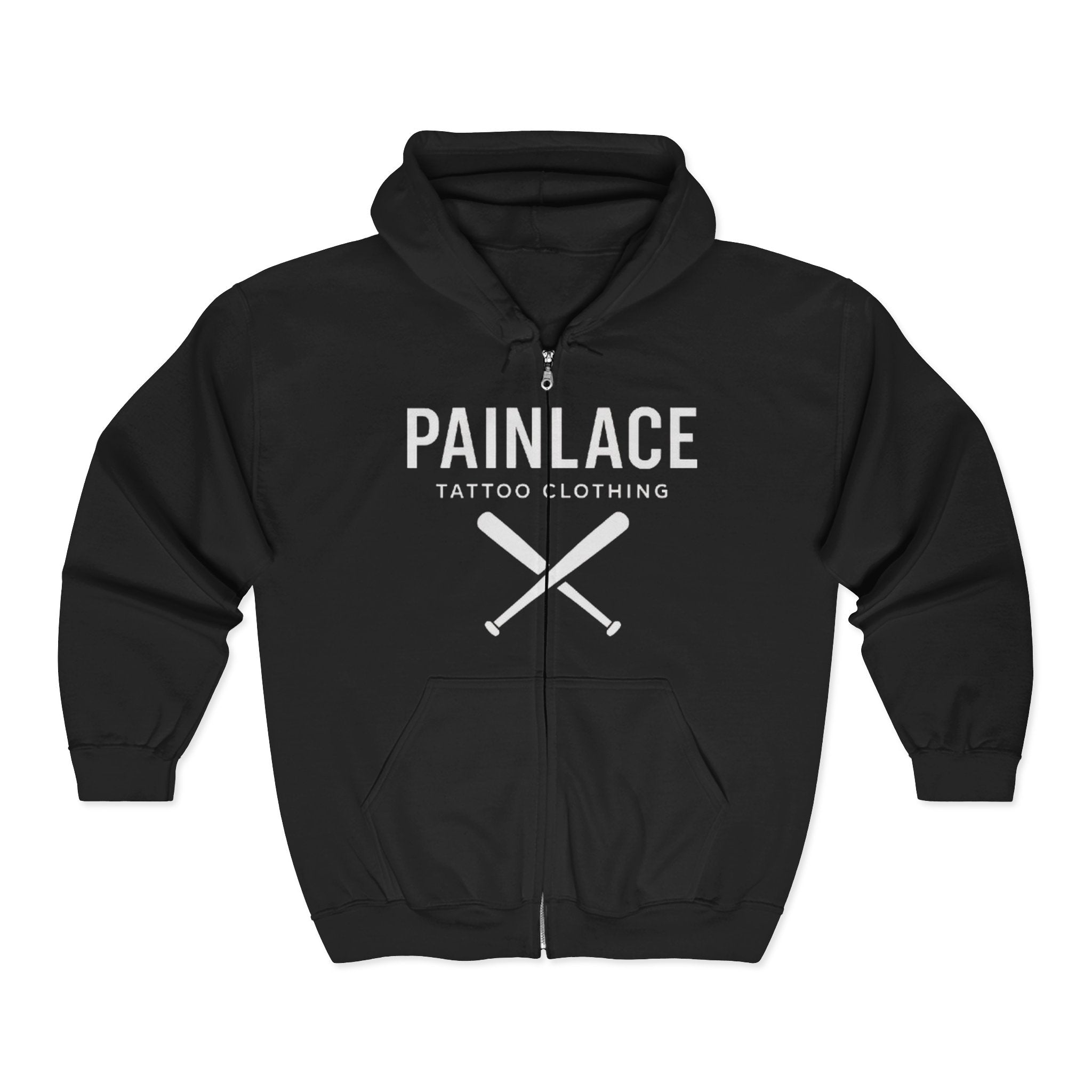 Painlace Tattoo Clothing Hoodie, Unisex Zipper
