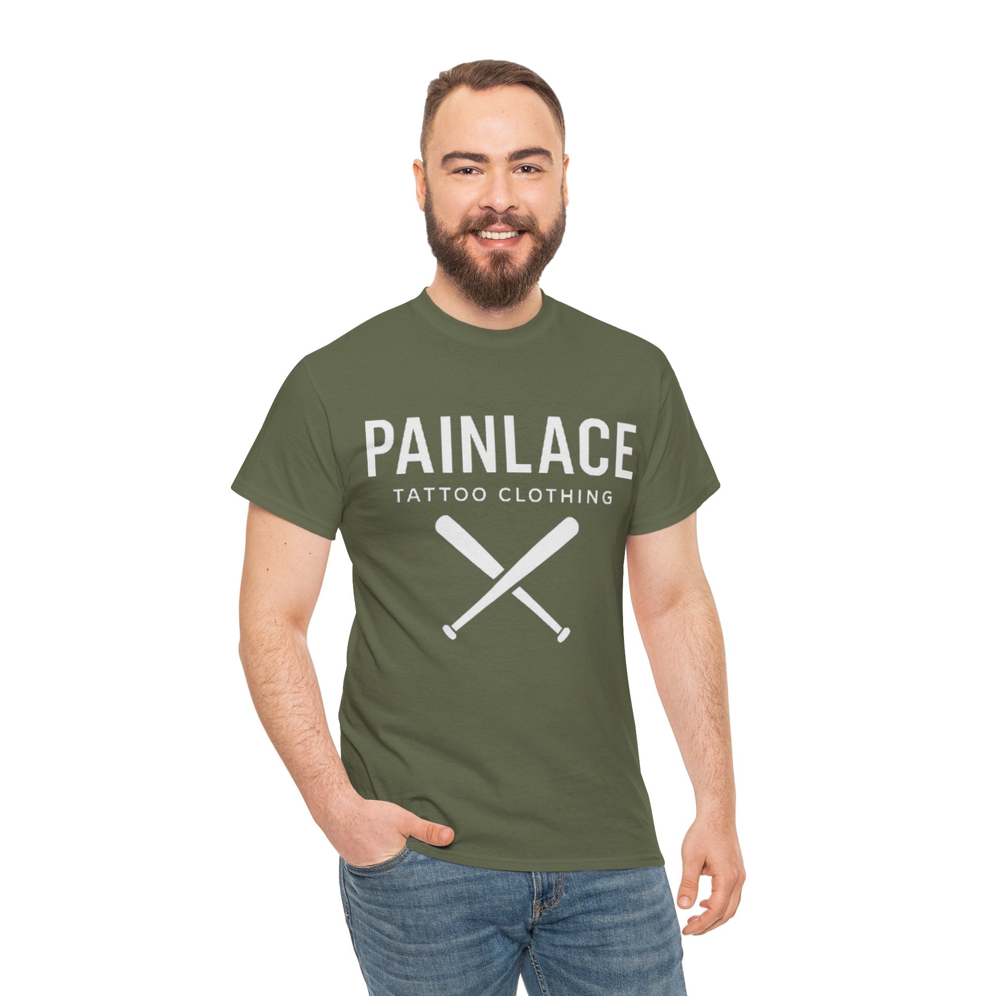 Painlace Tattoo Clothing Unisex Heavy Cotton Tee