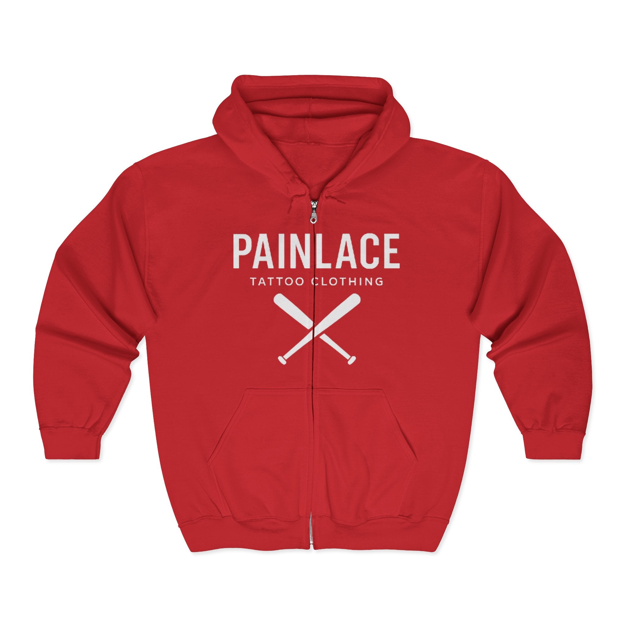 Painlace Tattoo Clothing Hoodie, Unisex Zipper